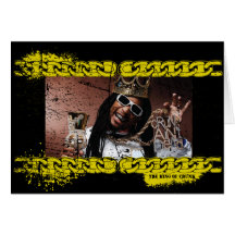 Lil Jon "King of Crunk" Greeting Card