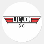 Lil Jon "Top Gun" Round Stickers