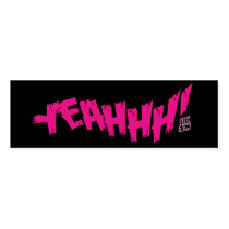 Lil Jon "Yeahhh!" Magenta business cards