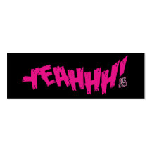 Lil Jon "Yeahhh!" Magenta Business Card
