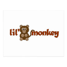 Lil monkey post cards
