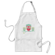 Lil Munchkin Kawaii Owls Apron