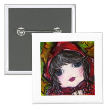 Lil' Red Riding Hood Button