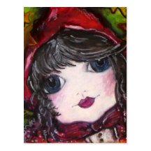 Lil' Red Riding Hood Post Card