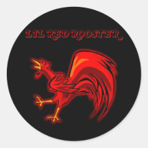 Lil Red Rooster Sticker