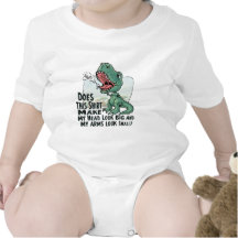 Lil' T Rex Big Head Little Arms Romper