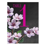 Lilac Branches Watercolor Flowers Table Card Post Card