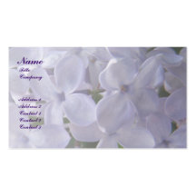 Lilac Business Cards
