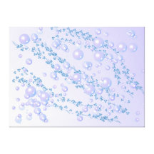 lilac pearl Wrapped Canvas Stretched Canvas Prints