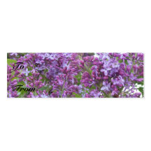 Lilac Profile Card Business Card
