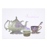 Lilac Tea Time Invitation