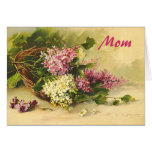 Lilacs in a Basket Mother's Day Card