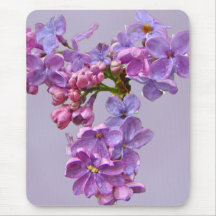 Lilacs in Springtime Mouse Pads