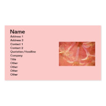 Lilacs Photo with Hearts Design Business Card Templates