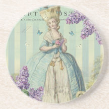 Lilas au printemps drink coaster