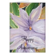 LILLIES ANNIVERSARY Card