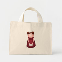Lilly Bug Red Hair Flower Girl Tote Tote Bag