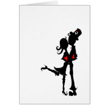 Lilly & Paco's First Kiss Cards