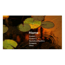 Lilly pads business cards