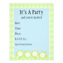 Lily Pad Invitation