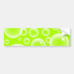 Lime Bubbles Bumper Stickers