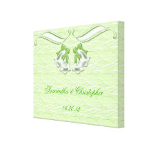 Lime Elegance #1 Stretched Canvas Print