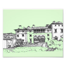 lime green architecture photo