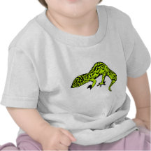 Lime Green & Black Gecko Tees