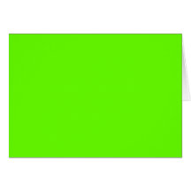 Lime Green Card