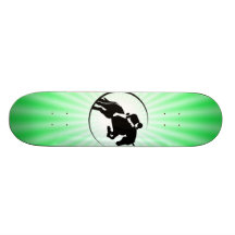 Lime Green Equestrian Skateboard