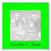 Lime Green Frame Photo