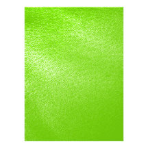 Lime Green Leather Look (Faux) Personalized Invite