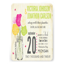 Lime Photo Ranunculus Rose ModernTypography Custom Announcement