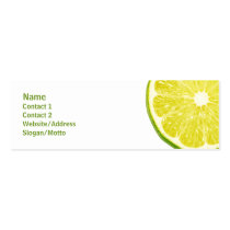 Lime Slice business cards