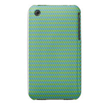Lime Stripe iPhone 3 Cover