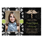 Lime Veterinary Vet School Graduation Announceme Personalized Invitation