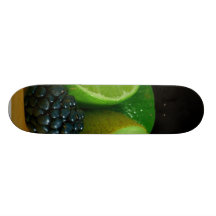 Limes Kiwis Berry Berries Skateboard