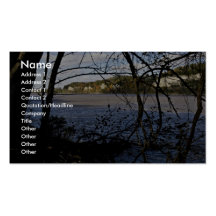 Limestone cliffs across the Big Muddy Business Card