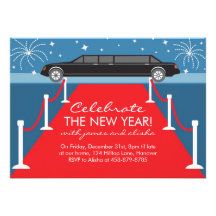 Limousine and Red Carpet Invitations