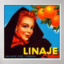 Linaje Valencia Oranges Posters