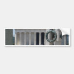 Lincoln Memorial photo view from WWII memeorial Bumper Stickers
