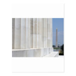 lincoln memorial washington monument post cards