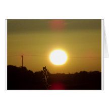 Lincolnshire Sunrise 5 Greeting Card