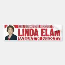 Linda Elam - Unsafe At Any Speed Bumper Stickers
