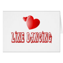 Line Dancing Hearts Cards