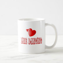 Line Dancing Hearts Mug