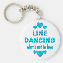 LINE DANCING LOVE KEYCHAIN
