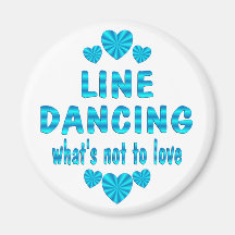 LINE DANCING LOVE MAGNETS