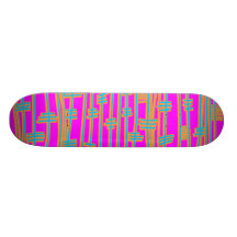 Lines Abstract - Retro Skate Decks