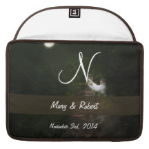 Linger in the Moonlight Monogram Sleeve For MacBooks